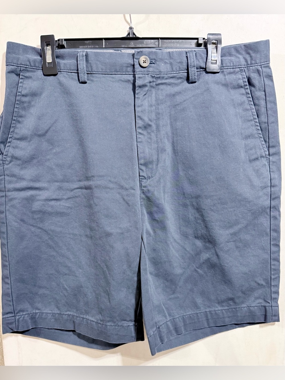 Amazon Essentials Men's Slate Blue Flat-Front Shorts